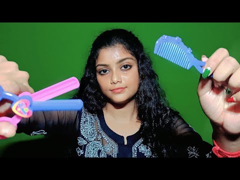 ASMR | Doing Your Hair Cutting & Hairstyle | With Kids Toys ✂💇‍♀️