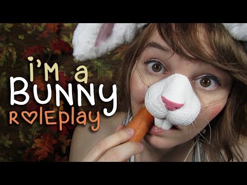 I'm a Bunny ASMR Roleplay (Crunching Carrots, Mouth Sounds, Head Massage)