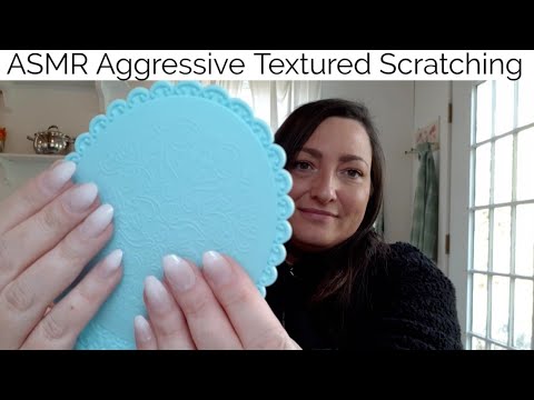 ASMR Aggressive Textured Scratching-No Talking