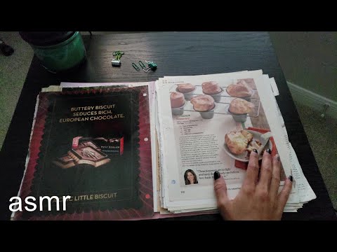 ASMR | Tearing Up Magazine Recipes NO TALKING