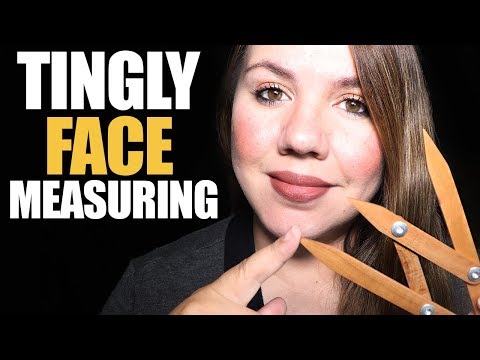 TINGLY FACE MEASURING 📏 ASMR RolePlay | Soft Talk | Many Face Triggers