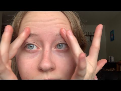 Face and Body Rubbing ASMR w/ Skin Sounds