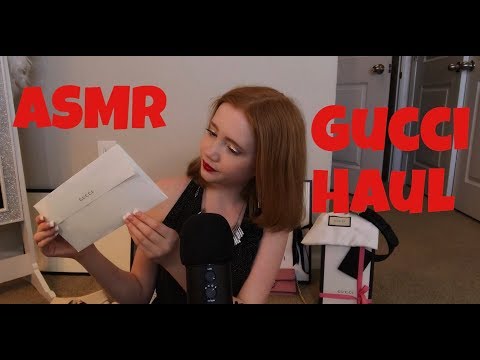 ASMR~ GUCCI HAUL | LOTS Of Tapping & Scratching