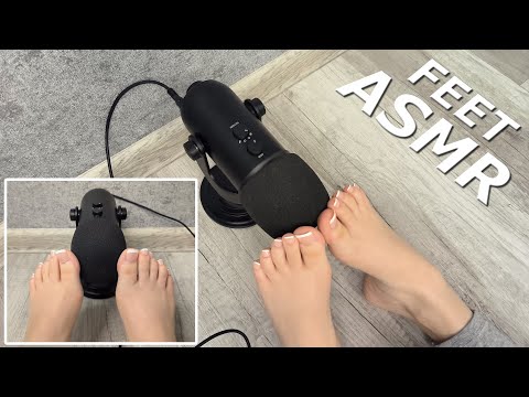 ASMR Foot Scratching & Touching Blue Yeti Mic | Feet Massage Sounds