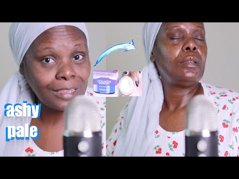 Adding Collagen To My Face ASMR Skincare