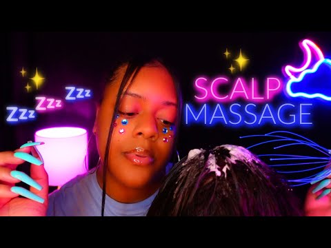1 hour asmr 😴💤✨~ deep scalp massage, treatment & shampoo for sleep inducing tingles ♡