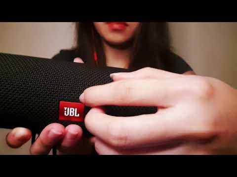 ASMR | Scratching and tapping on JBL speaker 📢🌙⭐ | No Talking