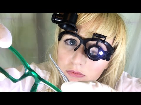 ASMR Optician Session Roleplay | Glove, Light Close Personal Attention
