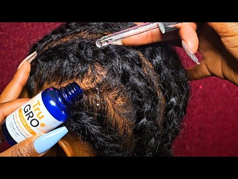 ASMR| Oiling And Scratching Your Scalp~ Relaxing Hairplay For Sleep 😴