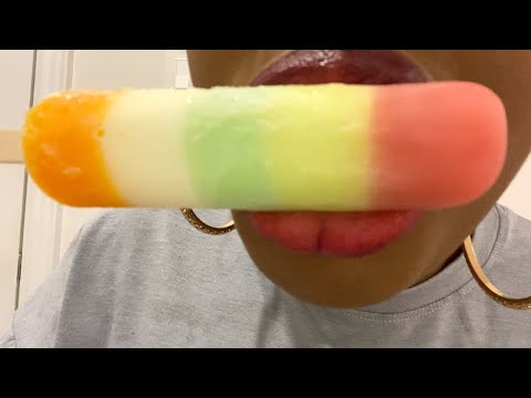 Asmr Popsicle eating sound 🧠🧠🍡🍡custom video request 🍧🍧
