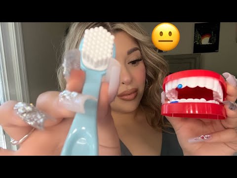 ASMR the WORST dentist ever 🪥🦷 chaotic roleplay (she’s rude af)