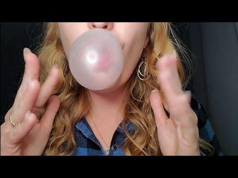 ASMR - Up Close Gum Chewing and Hand Movements for Sleep (NO TALKING) 💤😘