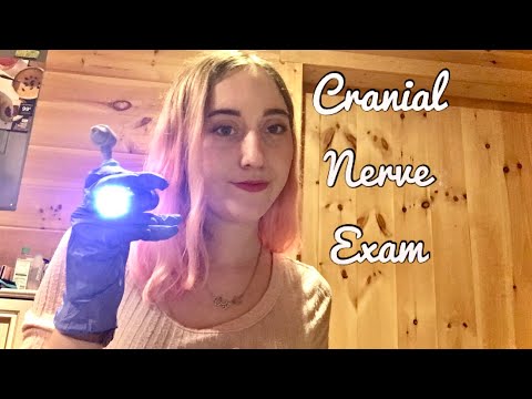 Cranial Nerve Exam ASMR Doctor (Glove Sounds and Whispering)