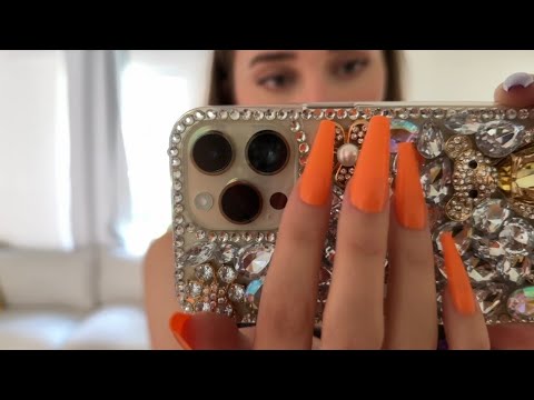 ASMR ✨ Camera & phone tapping on lots of phone cases ✨