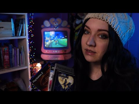 ASMR Cozy Sleepover (But it's the Year 2007) / Hairplay, Face Mask, Videogames, etc