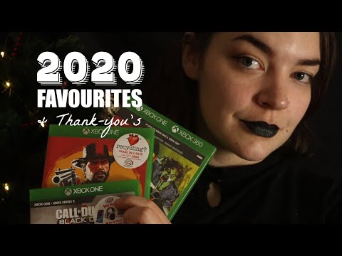 ASMR 2020 Favourites and Thank you's | House Plants, Video Games, Tea [Binaural]