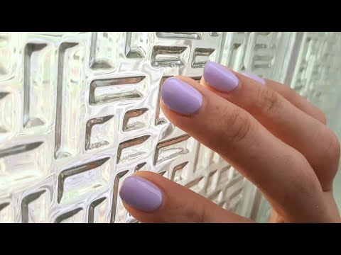 ASMR Tapping on Glass Wall