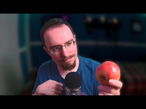 asmr | eat an apple