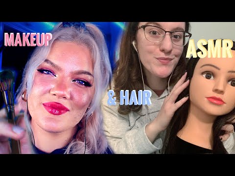 ASMR Doing your Makeup AND Hair ft @AlyKat’s Tingles ASMR | Personal Attention RolePlay