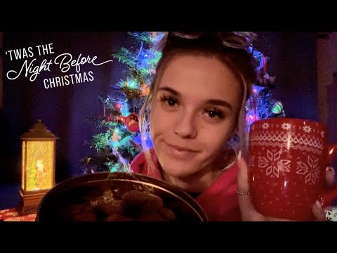 ASMR Cozy Christmas Eve Sleepover 🎁 (cookies, presents, personal attention)
