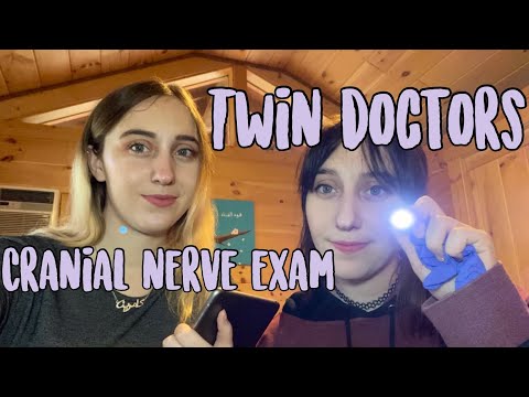 ASMR Cranial Nerve Exam| Twin Doctors