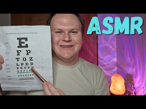 ASMR Not So Normal Eye Exam (Light Triggers, Eye Chart, Eye Tests)