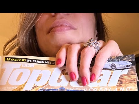 3a/3 ASMR Page Squeezing Medium and Fast Turning Folding & Unfolding, Destroy Magazine Ripping Paper