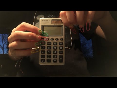 Calculator sounds ASMR | OLD VIDEO!
