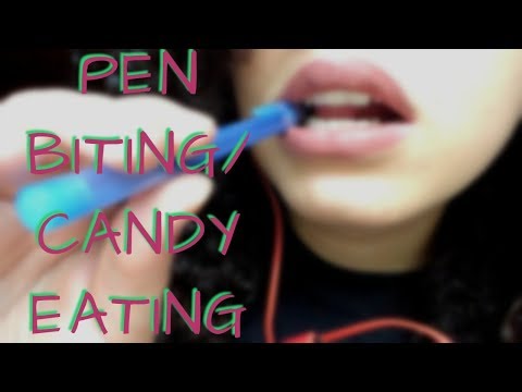 ASMR #27: PEN EATING AND HARD CANDY