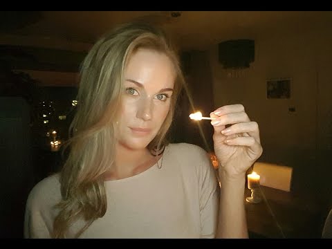 ASMR #backtobasic match lighting and ramble in English and a little Dutch 😊 (soft spoken/whisper)