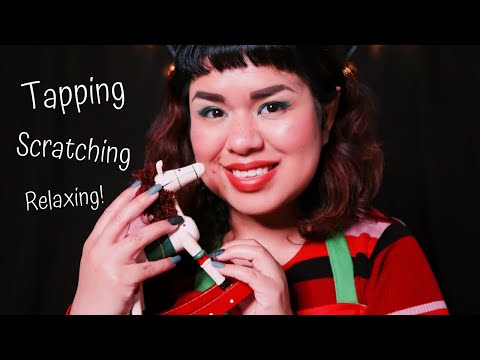 ASMR Wintry's Vintage Christmas Triggers RP | Whispering, Wood Tapping, Fabric Sounds