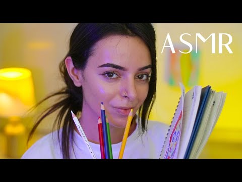 ASMR Drawing Your Portrait Quietly ✏️  Pen & Paper Sounds (Whispered