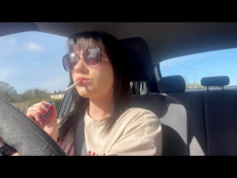Let’s Drive! 🥰 Chatting & Smoking (Normal Voice)