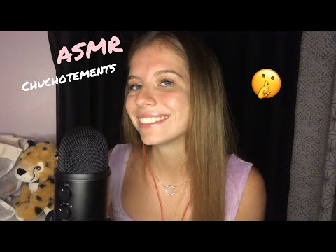 ASMR whispering in French / chuchotements 🤫👄