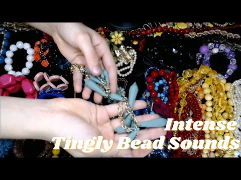 ASMR Chunky Jewelry Collection | Fast Intense Tingly Bead Sounds | Soft Spoken | LilyGASMR