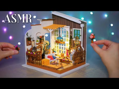 ASMR 🌱 Let's Put Together and Decorate a Miniature Garden 🌹 Almost Unintentional ASMR