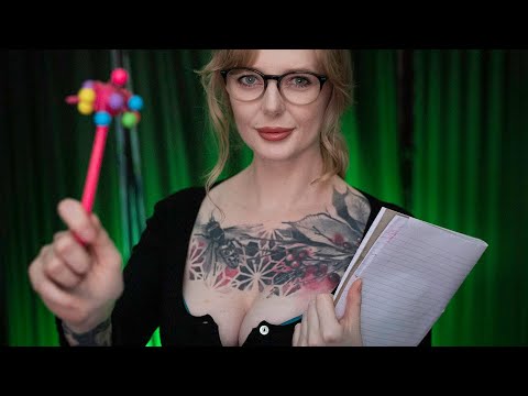 ASMR Flirty Teacher Keeps You after Class and Tests You for ADHD  - roleplay [f4a]