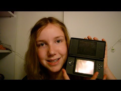 ASMR: playing old Nintendo DS + whispering about it