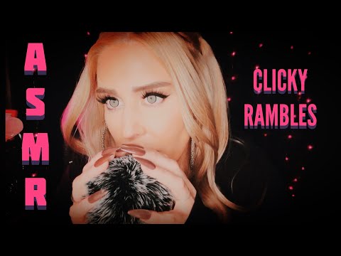 ASMR ✨ Clicky whisper rambles with some tapping, personal attention, & more for TINGLES & RELAXATION