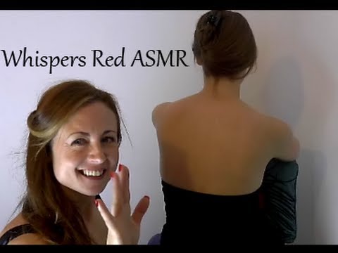 Childhood ASMR Triggers - #1 Back Tickling - Soft Spoken - Close Up