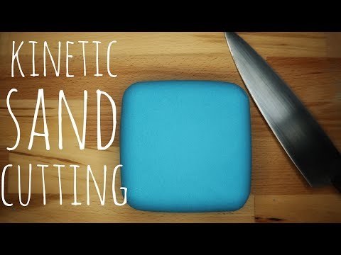 ASMR Kinetic Sand Cutting | SATISFYING CRUNCH | No Talking