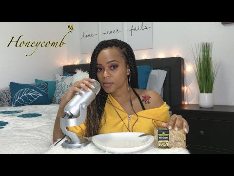 🍯 ASMR  🍯 Honeycomb Eating 🐝 Chewing sounds 💛 Mouth Sounds