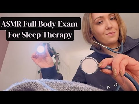 ASMR Lofi Full Body Exam - Sleep Therapy Patient Examination (Personal Medical Attention)