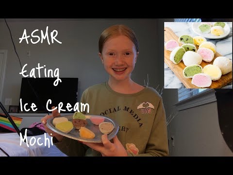 ASMR~ Eating Ice Cream Mochi | NO TALKING | Sticky Mouth Sounds 🍦