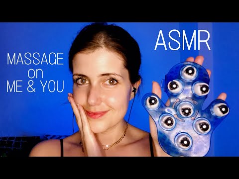 ASMR Eine MASSAGE für dich & mich | personal attention | selfcare | layered sounds (german/deutsch)