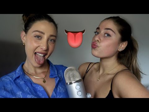 ASMR DUO MOUTH SOUNDS WITH FAST TAPPING AND TRIGGERS | ASMR WITH FRIENDS