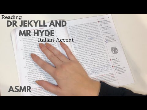 ❝ASMR❞ Reading Dr Jekyll and Mr Hyde - strong Italian Accent - Soft Spoken