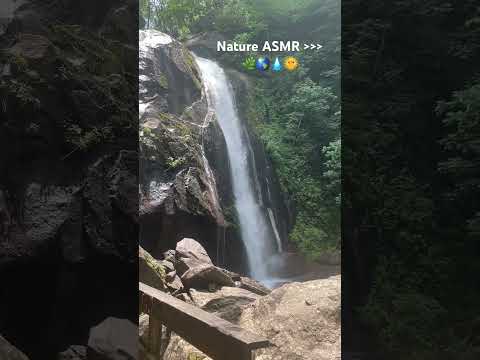 Soothing waterfall sounds to relax you!! 💦🏕️ #relaxing #tingles #asmr