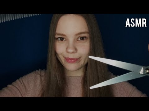 ASMR Brushing and Cutting Your Hair ✂️ Whispered Personal Attention Roleplay