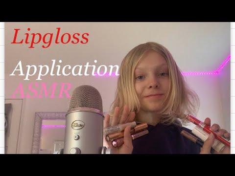 Lipgloss application ASMR